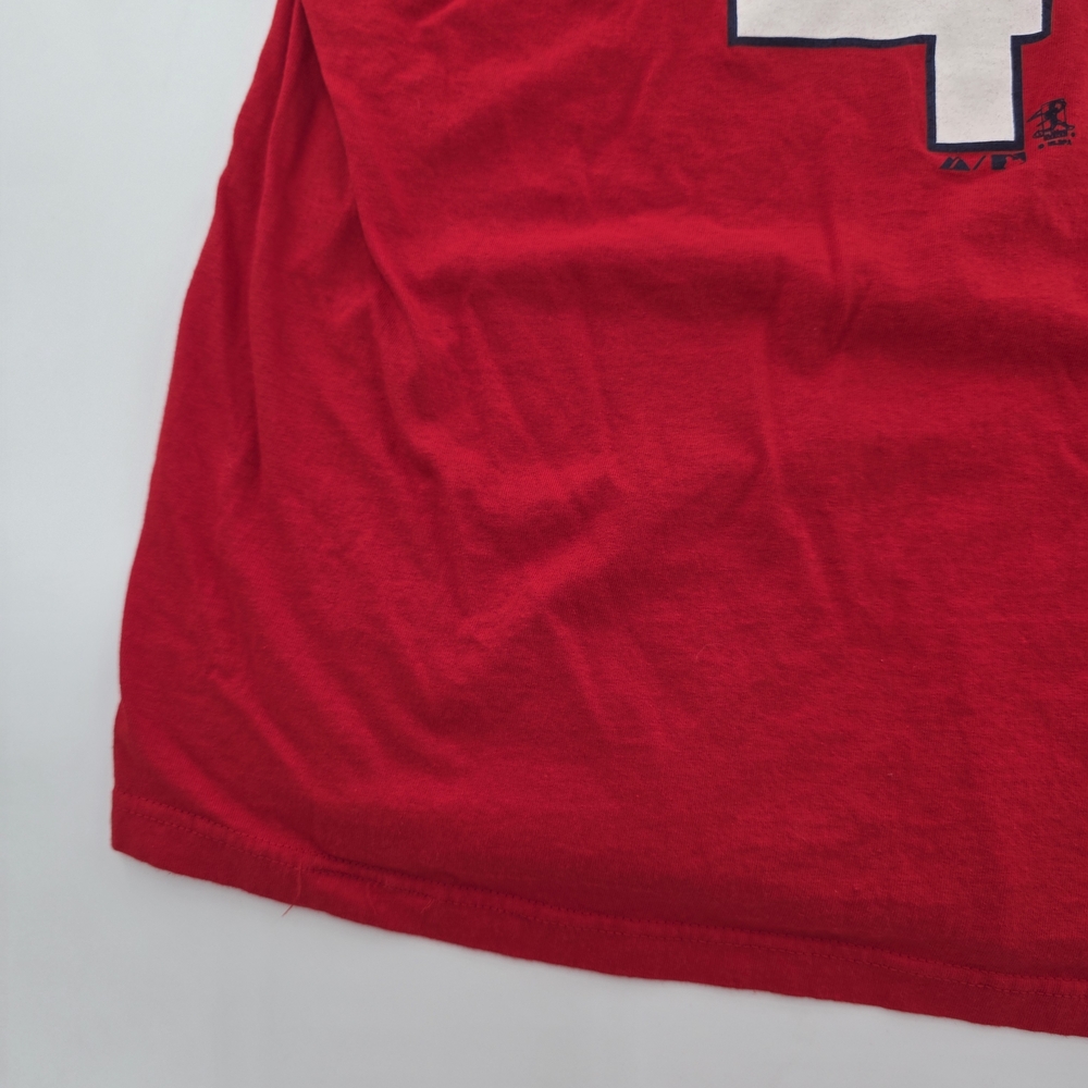 St. Louis Cardinals Yadier Molina #4 Majestic Red T-Shirt Men’s Large‎ - Picture 9 of 11